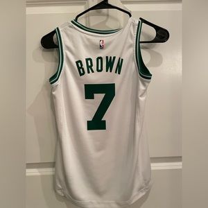 Celtics Jaylen Brown youth small basketball jersey white PRICE IS FIRM